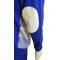 Luxton Royal Blue / White / Silver Zip-Up Sweater Outfit With PU Leather Elbow Patches SW117