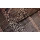 Pronti Copper Brown / Black Multi Pattern Metallic Foil / Velvet Blazer B6366
