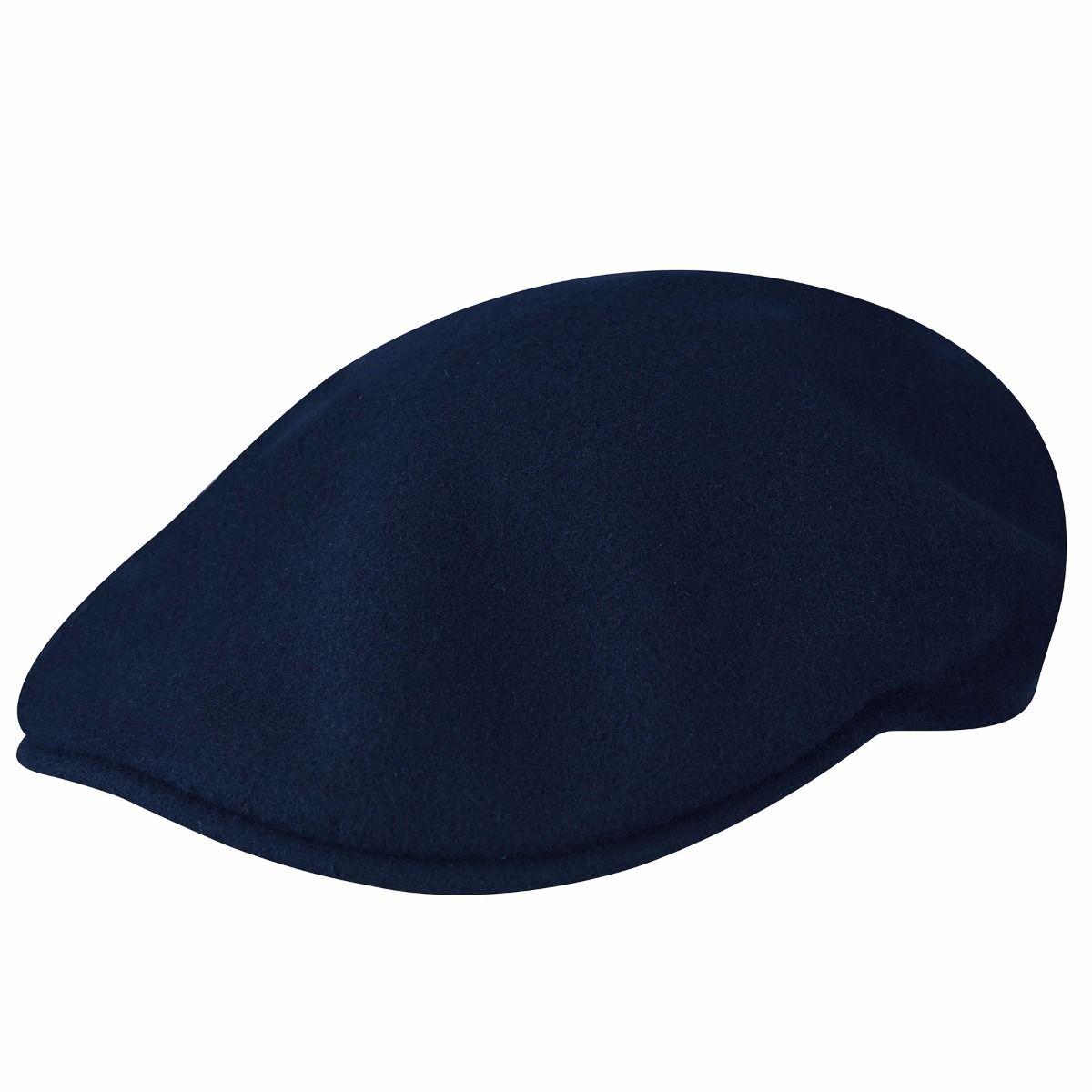 Kangol Navy Blue Wool 504 Ivy Cap | Upscale Menswear