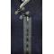 Barabas Navy / Grey Modern Fit Zip-Up Faux Fur Lined Shawl Collar Sweater WZ252