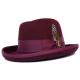 Bruno Capelo Burgundy Australian Wool Godfather Dress Hat GF-104