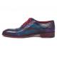 Paul Parkman ''024-PARL'' Blue Genuine leather Captoe Style Oxford Shoes.