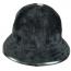 Kangol Black Shavora Genuine Angora Rabbit Fur / PU Leather Bucket Hat K3032ST