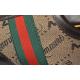 Mauri 8731/1 Dark Brown / Camel Crocodile / Calfskin / Patent Leather / Mauri Fabric Sneakers