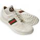 Mauri 8731/1 White Crocodile / Calfskin / Patent Leather / Mauri Fabric Sneakers