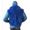 G-Gator Blue Genuine Shearling Sheepskin / Wool Aviator Sherpa Jacket 700.