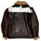 G-Gator Dark Brown / Cream Genuine Sheepskin With Pony Trimming Parka Aviator Jacket 1850.