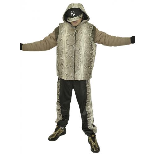 G-Gator Genuine Python / Lambskin Vested Outfit 6566.