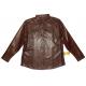 G-Gator Brown Genuine Lambskin Leather Shirt 701.