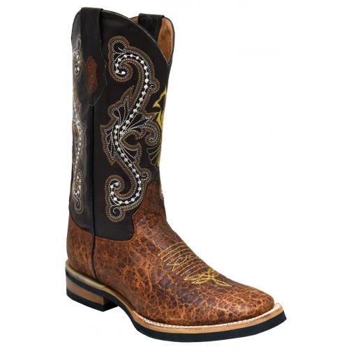 Ferrini 12093-61 Cigar Genuine Leather S-Toe Cowboy Boots.