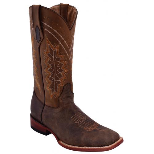 Ferrini 10893-09 Chocolate Genuine Kangaroo Leather S-Toe Cowboy Boots.