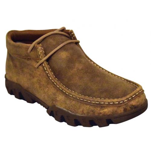 Ferrini Ladies 63722-14 Mocha Genuine Suede Moccasins Boots.