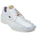 Belvedere "Vasco" White Genuine Hornback Crocodile / Soft Calf Casual Sneakers with Eyes 336122.