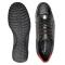 Belvedere "Joel" Black / Red Genuine Crocodile / Soft Calf Lace-Up Sneakers 31606.