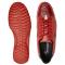 Belvedere "Joel" Red / Black Genuine Crocodile / Soft Calf Lace-Up Sneakers 31606.