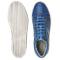 Belvedere "Ecco" Antique Ocean Blue Genuine Ostrich / Soft Buttery Woven Leather Lace-Up Sneakers Y11.