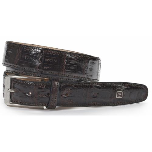 Mauri ''Brenta'' 44203 Sport Rust Genuine Crocodile Belt.
