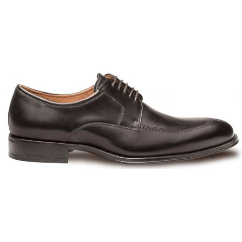 Mezlan "Celso" Black Genuine Calfskin Apron Split Toe Oxford Shoes 18950.