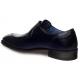 Mezlan "Debussy'' Blue Genuine Calfskin Split Toe Monk Strap Shoes 8901.