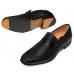 Mezlan "Faro'' Black Genuine Calfskin Penny Loafers 8887.
