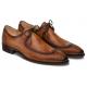 Mezlan "Novo'' Tan Genuine Calfskin Wing Tip Shoes 9049.