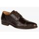 Mezlan "Capri" Dark Brown Genuine Wild Boarskin Cap Toe Lace-Up Shoes 6309-WB