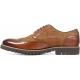 Stacy Adams "Baxley" Cognac Leather Wingtip Oxford Shoes 25217-221.