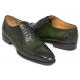 Paul Parkman ''CR244GRN" Green Genuine Crocodile / Calfskin Shoes.