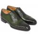 Paul Parkman ''CR244GRN" Green Genuine Crocodile / Calfskin Shoes.
