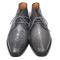 Paul Parkman ''84W21" Grey Genuine Stingray Chukka Boots.