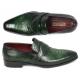 Paul Parkman ''11GRN95" Green Genuine Genuine Python Loafers .