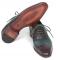 Paul Parkman ''GH88BB'' Genuine Leather Green / Bordeaux Plain Toe Shoes.