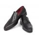 Paul Parkman "10BLK29" Black Genuine Leather Penny Loafer.