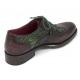Paul Parkman "27PT-GRNBRW" Green / Brown Genuine Python / Calfskin Wingtip Shoes.
