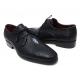 Paul Parkman "84U47'' Black Genuine Stingray Shoes .