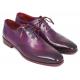 Paul Parkman "84HT12''Purple Genuine Leather Wingtip Shoes.