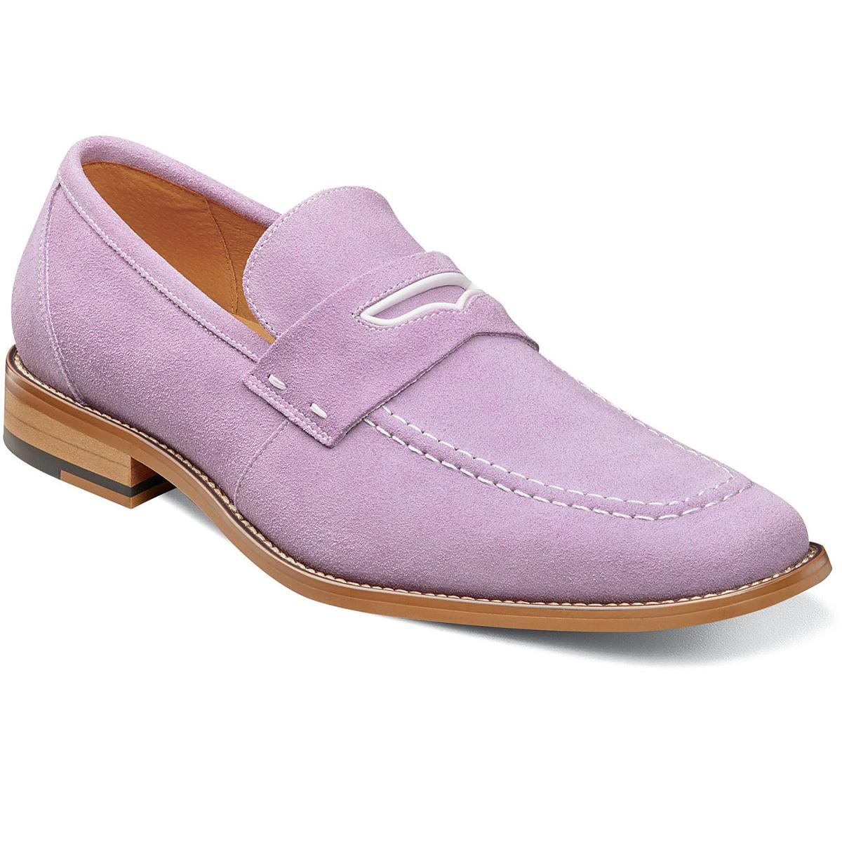 stacy adams suede loafers