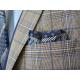 Carducci Beige / Navy / Sky / Brown Sharkskin Super 150's Wool Vested Slim Fit Suit 9K025100