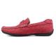 Stacy Adams "Cyd'' Red Genuine Perforated Leather Moc Toe Bit Slip On 25264-600.