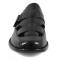 Stacy Adams "Alba'' Black Genuine Leather Closed Toe Slide Sandal 25261-001.