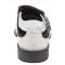 Stacy Adams "Caliban'' White Genuine Woven Leather Closed Toe Fisherman Sandal 25270-100.