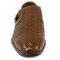 Stacy Adams "Caliban'' Cognac Genuine Woven Leather Closed Toe Fisherman Sandal 25270-221.