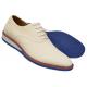 Tayno "Walton" White Vegan Leather Contrast Sole Casual Dress Sneakers