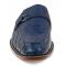 Stacy Adams "Multari'' Blue Genuine Leather Sole Moc Toe Mule 25274-400.
