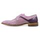Stacy Adams "Triolo'' Lavender Multi Crocodile / lizard Print Leather Plain Toe Oxford Shoes 25211-541.