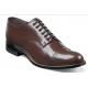 Stacy Adams "Madison'' Brown Goatskin Leather Cap Toe Oxford Shoes 00012-02.