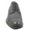 Stacy Adams "Madison'' Steel Grey Goatskin Leather Cap Toe Oxford Shoes 00012-10