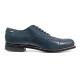 Stacy Adams "Madison'' Navy Goatskin Leather Cap Toe Oxford Shoes 00012-22.