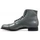Stacy Adams "Madison'' Steel Grey Goatskin Leather Cap Toe Lace-Up Boots 00015-10.