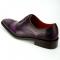 Fiesso Purple Burnished Genuine Calfskin Leather Cap Toe Oxford Shoes FI8713